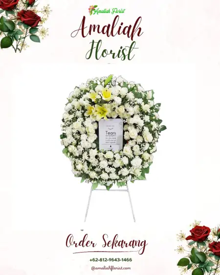 Krans Bunga Duka Pojok