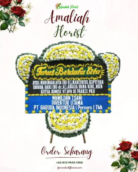 Papan Bunga Duka Pojok